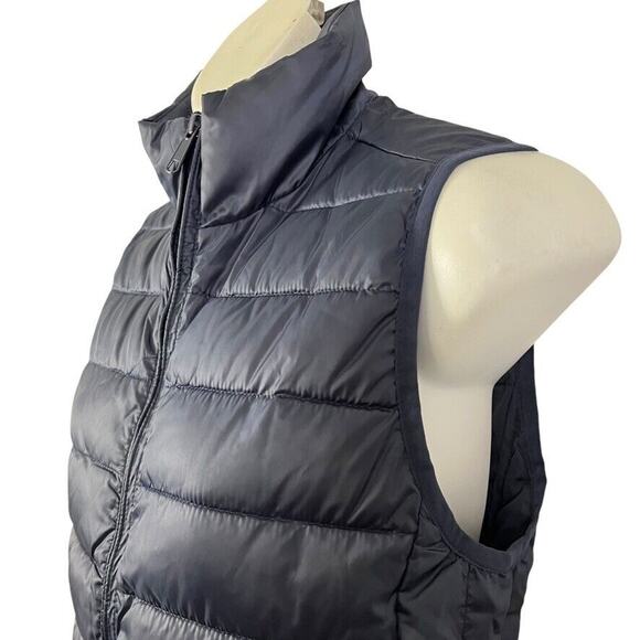 J Crew Womens Navy Blue Quilted Puffer Vest Jacket Outdoors Outerwear sz XXS - Picture 10 of 16